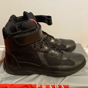 Men’s High Top Prada sneakers